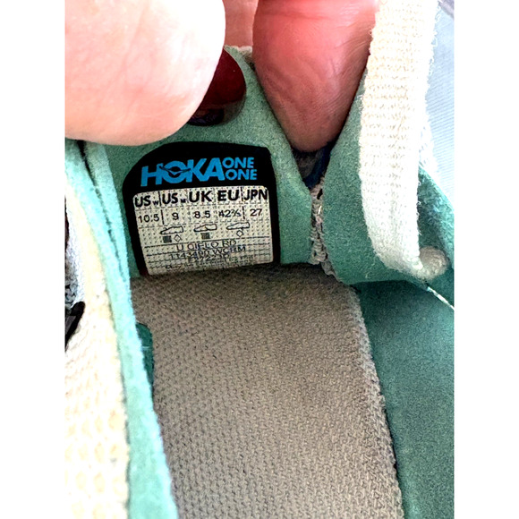 Hoka One Mesh Running Shoes Size 10.5US Mens Cielo Road Running Sports Gym READ - Picture 10 of 13